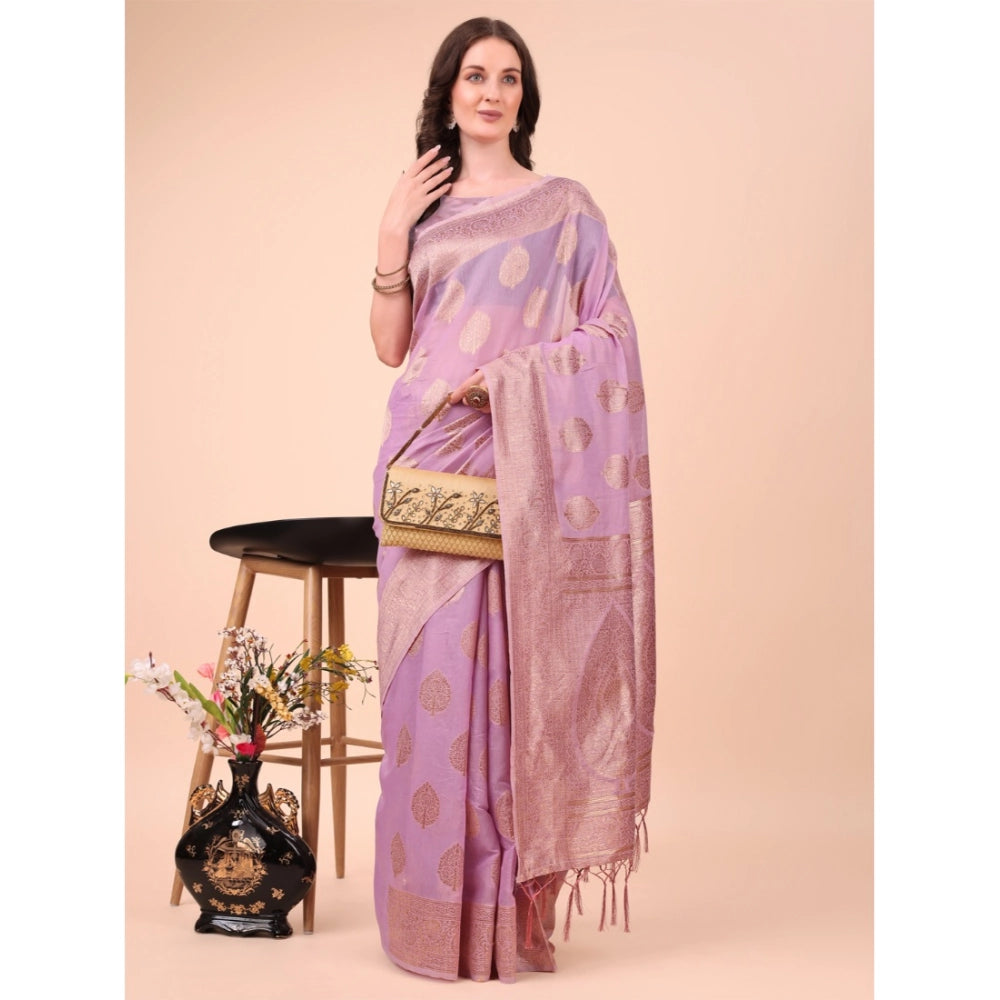Wonderful Women's Cotton Printed Saree With Blouse Piece