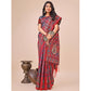 Pretty Women's Cotton Printed Saree With Blouse Piece