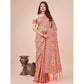 Pretty Women's Cotton Printed Saree With Blouse Piece