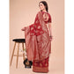 Wonderful Women's Cotton Printed Saree With Blouse Piece