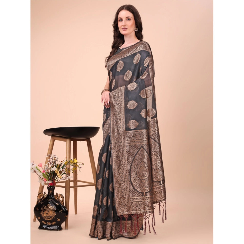 Wonderful Women's Cotton Printed Saree With Blouse Piece