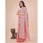 Pretty Women's Cotton Printed Saree With Blouse Piece