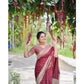 Versatile Women's Silk Printed Saree With Blouse Piece
