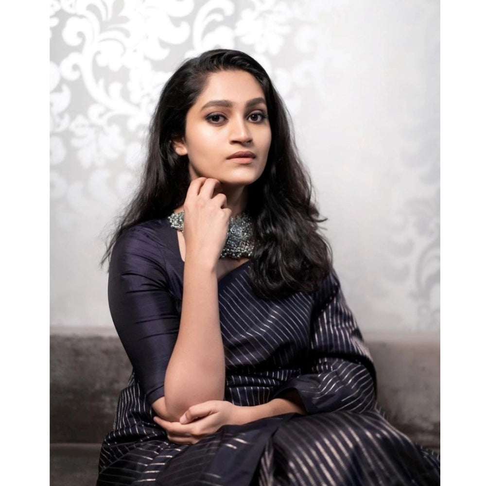 Versatile Women's Silk Printed Saree With Blouse Piece