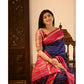 Ravishing Women's Silk Printed Saree With Blouse Piece