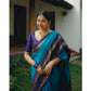 Fancy Women's Silk Printed Saree With Blouse Piece