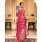 Magnificent Women's Silk Printed Saree With Blouse Piece