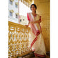 Stylish Women's Cotton Printed Saree With Blouse Piece