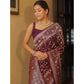 Gorgeous Women's Silk Printed Saree With Blouse Piece