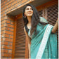 Sensational Women's Cotton Printed Saree With Blouse Piece
