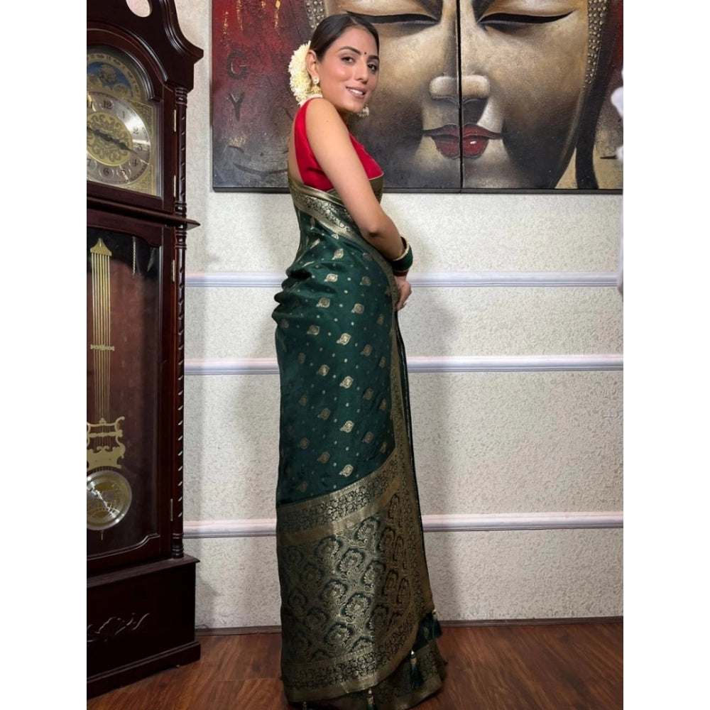 Versatile Women's Silk Printed Saree With Blouse Piece