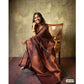 Elegant Women's Silk Printed Saree With Blouse Piece