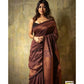 Elegant Women's Silk Printed Saree With Blouse Piece