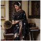 Gorgeous Women's Silk Printed Saree With Blouse Piece