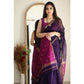 Sensational Women's Cotton Printed Saree With Blouse Piece