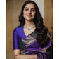 Gorgeous Women's Silk Printed Saree With Blouse Piece