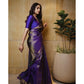 Gorgeous Women's Silk Printed Saree With Blouse Piece