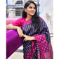 Fancy Women's Silk Printed Saree With Blouse Piece