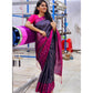 Fancy Women's Silk Printed Saree With Blouse Piece