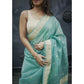 Stylish Women's Cotton Printed Saree With Blouse Piece