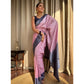 Lovely Women's Silk Printed Saree With Blouse Piece