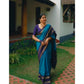 Fancy Women's Silk Printed Saree With Blouse Piece