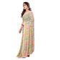 Amazing Women's Small Lace Georgette Printed Ready to Wear Saree With Blouse Piece