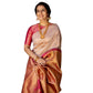 Magnificent Women's Silk Printed Saree With Blouse Piece