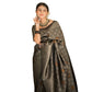 Elegant Women's Silk Printed Saree With Blouse Piece
