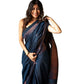 Elegant Women's Silk Printed Saree With Blouse Piece