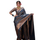 Versatile Women's Silk Printed Saree With Blouse Piece