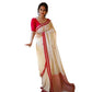 Stylish Women's Cotton Printed Saree With Blouse Piece