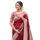 Versatile Women's Silk Printed Saree With Blouse Piece