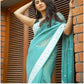Sensational Women's Cotton Printed Saree With Blouse Piece