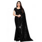 Awesome Women's Georgette Embellished Sequnece Bollywood Saree With Blouse Piece