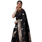 Gorgeous Women's Silk Printed Saree With Blouse Piece