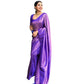 Voguish Women's Silk Printed Saree With Blouse Piece