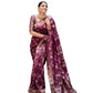 Magnificent Women's Silk Printed Saree With Blouse Piece