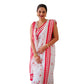 Sensational Women's Cotton Printed Saree With Blouse Piece