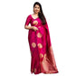 Fashionable Women's Silk Printed Saree With Blouse Piece