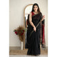 Sensational Women's Cotton Printed Saree With Blouse Piece