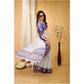 Embellished Women's Soft Cotton Silk Printed Saree With Blouse Piece