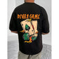 Men's Casual Cotton Blend Printed Round Neck Half Sleeve T Shirt