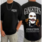 Men's Casual Cotton Blend Printed Round Neck Half Sleeve T Shirt