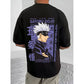 Men's Casual Cotton Blend Printed Round Neck Half Sleeve T Shirt