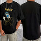 Men's Casual Cotton Blend Printed Round Neck Half Sleeve T Shirt
