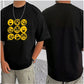 Men's Casual Cotton Blend Printed Round Neck Half Sleeve T Shirt