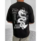 Men's Casual Cotton Blend Printed Round Neck Half Sleeve T Shirt