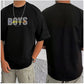 Men's Casual Cotton Blend Printed Round Neck Half Sleeve T Shirt