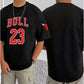 Men's Casual Cotton Blend Printed Round Neck Half Sleeve T Shirt